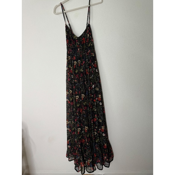 Anthropologie Payal Jain Massima Pleated Floral Boho Maxi Dress - Picture 4 of 13